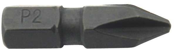 Westward Torsion Bit, SAE, 1/4", #2, 1, S2 Steel, PK5 38RW14