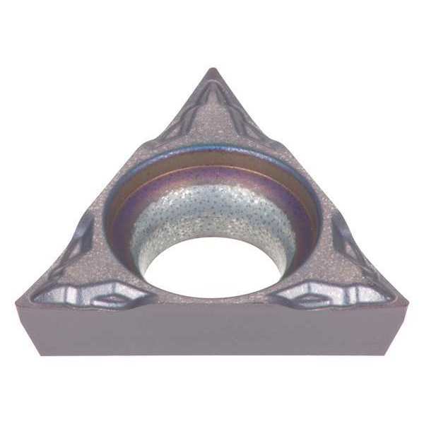 Tungaloy Triangle Turning Insert, Triangle, 4.37mm, TPGT, 0.1 mm, Carbide 6837557