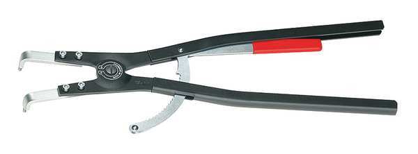 Knipex 22-3/4" External Circlip Pliers w/ Bent Tips, Powder-Coated 46 20 A61