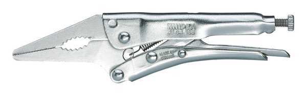 Knipex 6 1/2 in Locking Adjusting Plain Grip Locking Plier 41 34 165