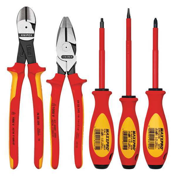 Knipex Insulated Tool Set, 5-Pc 9K 98 98 22 US