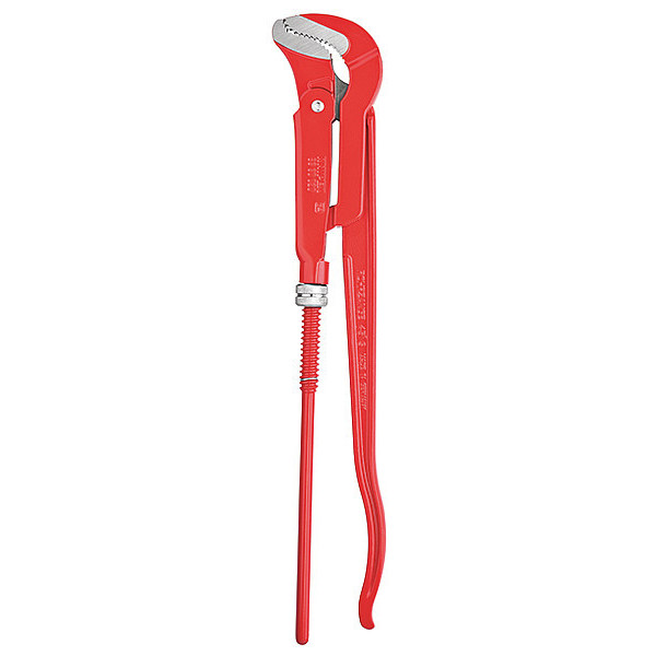 Knipex 21 in L 2 3/4 in Cap. Alloy Steel Swedish Pipe Wrench 83 30 020