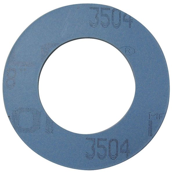 Garlock Flange Gasket, 2 in., 1/8 in., Blue, PTFE 3504RG-0150-125-0200