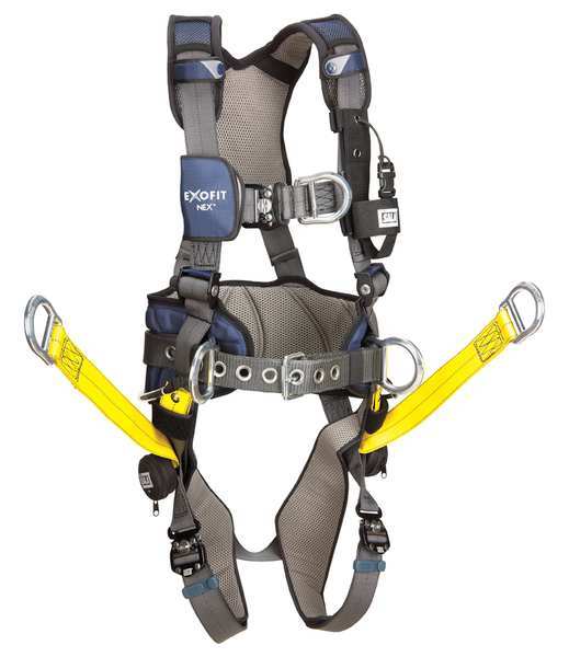 3M Dbi-Sala Full Body Harness, M, Repel(TM) Polyester 1113455