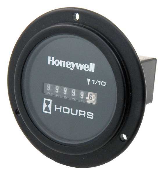 Honeywell AC Deluxe Hour Meter, Round, 3 Screws 20016