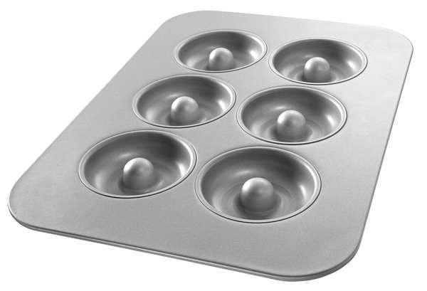 Chicago Metallic Donut Pan, 15-3/4 x 11-1/8 In, Steel 25200