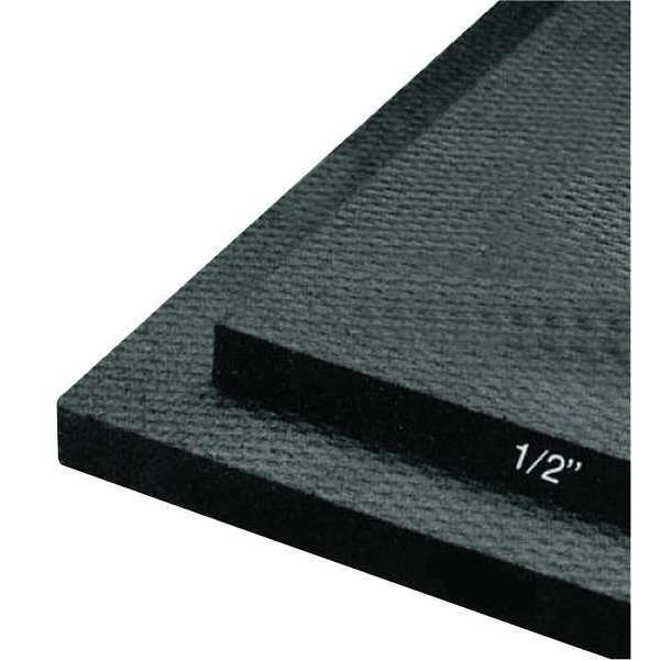 Promaxima Equipment Mat, 6 Ft x 4 Ft, Black MATS-1/2