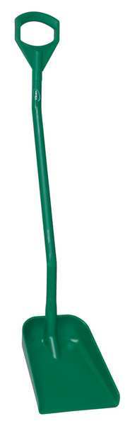 Remco Not Applicable Ergonomic Square Point Shovel, Polypropylene Blade, 50 in L Green 56112