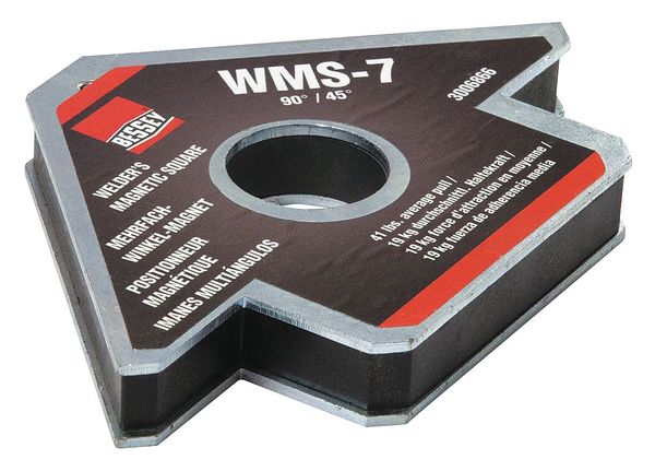 Bessey Magnetic Welding Square, 4-3/4In, 41lb. WMS-7