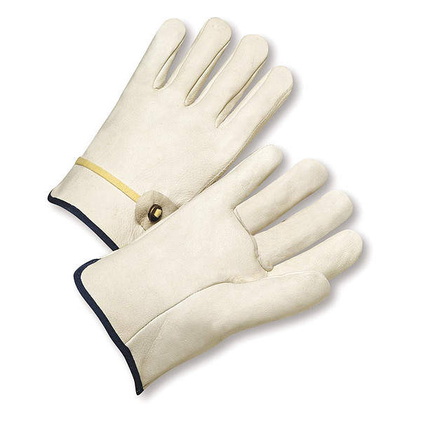 West Chester Protective Gear Driver Gloves, Grain Cowhide, M, PR 990T/M