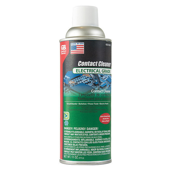 Gardner Bender Contact Cleaner Degreaser, 11 Oz Aerosol Can, Liquid, Green GCD-002