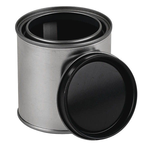 Basco Paint Can and Lid, Lined, 1/2 pt. MPC8L-P