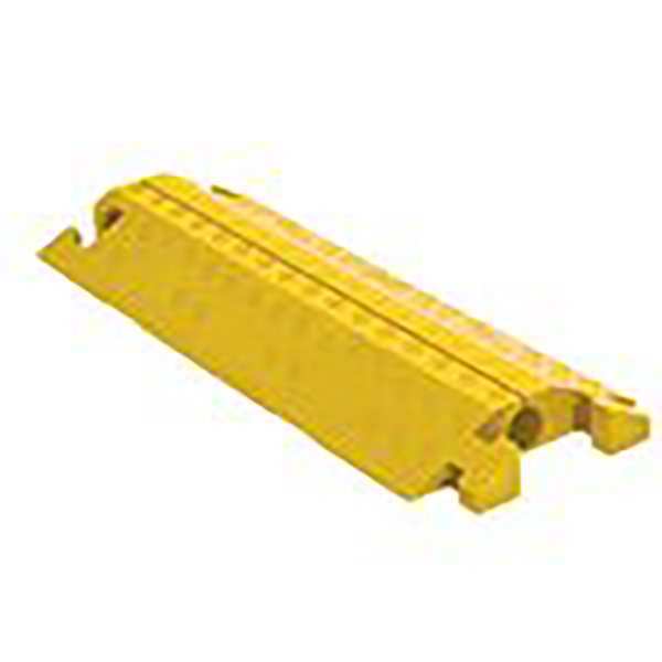Linebacker Cable Protector, Split Top, 1 Channel, 3ft., Material: Polyurethane CP1X225-GP-Y