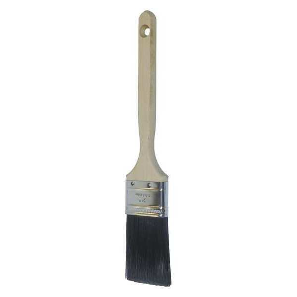 Michigan Brush 2" Flat Sash Paint Brush, Nylon/Polystyrene Bristle, Wood Handle MIB-SR91502