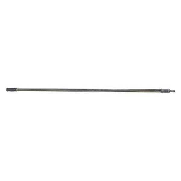 Michigan Brush 60" Handle, 1 in Dia, Tan, Silver, Steel HND-25261