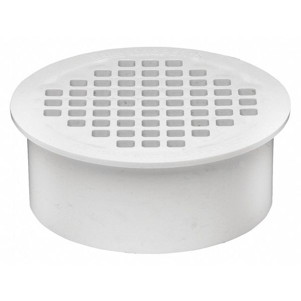 Oatey 2-in or 3-in PVC General-purpose Drain with Round Stainless