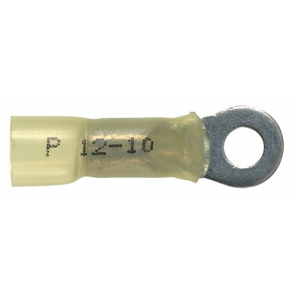 Panduit 12-10 AWG Heat-Shrink Ring Terminal #10 Stud PK20 PH10-10R-E