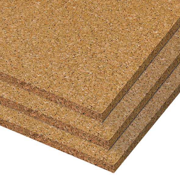 Best-Rite Bulletin Board, Cork, 48x48 In. 308JD