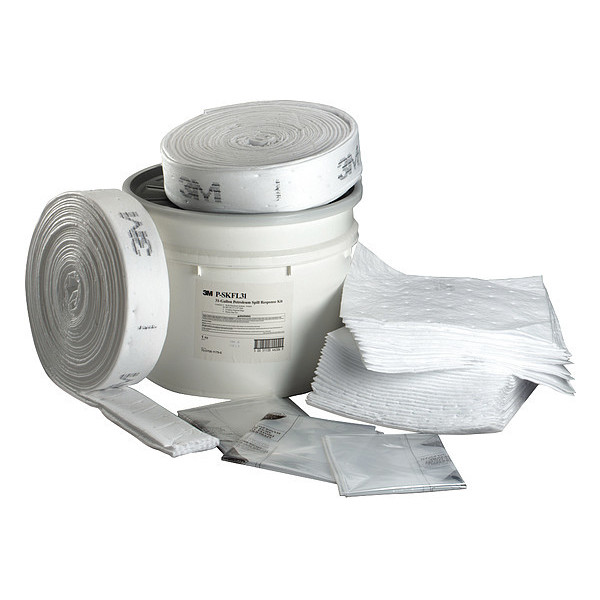 3M 3M Petroleum Sorbent Spill Kit P-SKFL31, Environmental Safety Product, 31 gallons, 1 ea/cs P-SKFL31