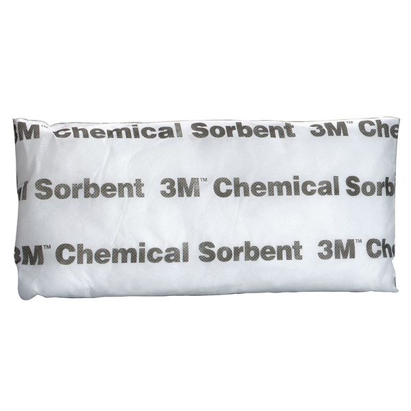 3M Sorbents, 8 gal, 7 in x 15 in, Universal, White, Polyester P-300