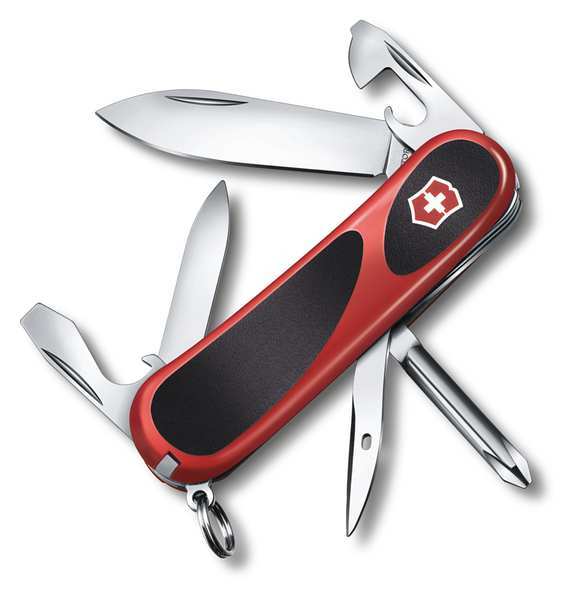 Victorinox Swiss Army Swiss Army Knife, Red/Black, 6-Tool 2.4803.C-X4