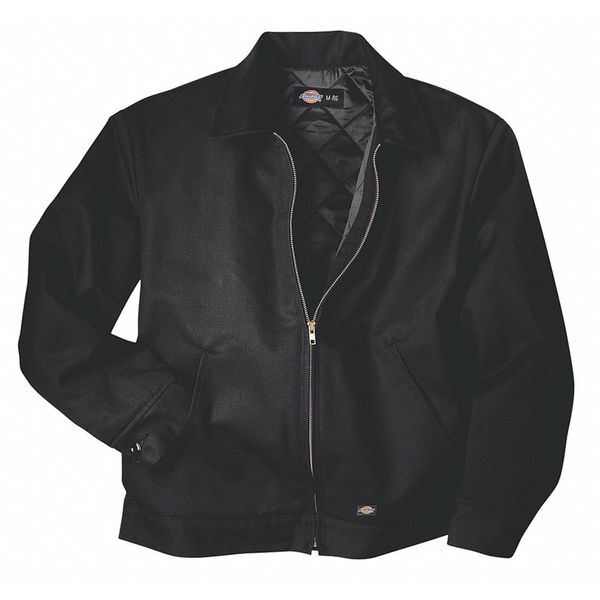 Dickies Men's Black Polyester/Cotton Jacket size 2XLT TJ55BK TL 2XL
