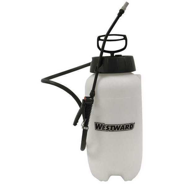 Westward 2 gal. Handheld Sprayer, Polyethylene Tank, Cone Spray Pattern, 38" Hose Length, 40 psi Max Pressure 39D767