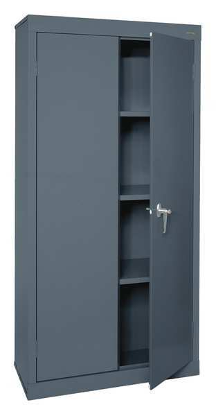 Sandusky Lee 24 ga. ga. Steel Storage Cabinet, 30 in W, 72 in H, Stationary VF31301872-02