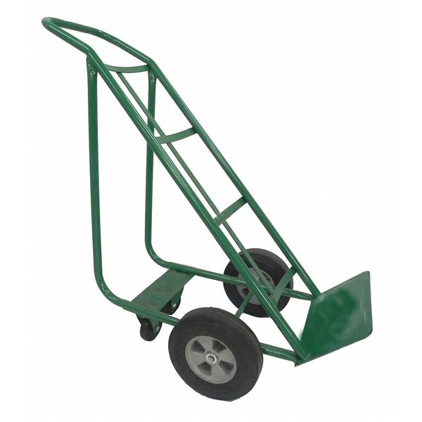 Zoro Select Tilt Back Hand Truck, Rubber Wheel 39E624