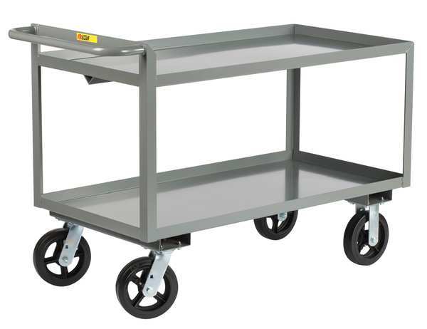 Little Giant Raised Handle Utility Cart 2000 lb. Capacity, 53-1/2"L x 24"W x 34-1/8"H GL24486MR