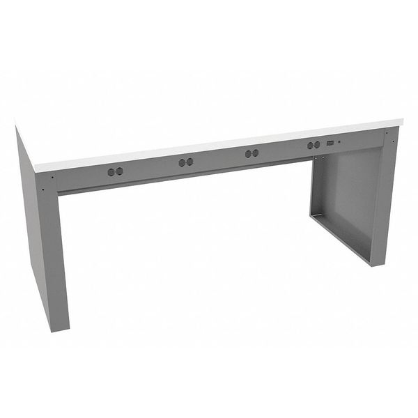 Tennsco Electronic Work Bench, Laminate, 72" W, 33-1/2" Height, 1200 lb., Panel EB-1-3072P