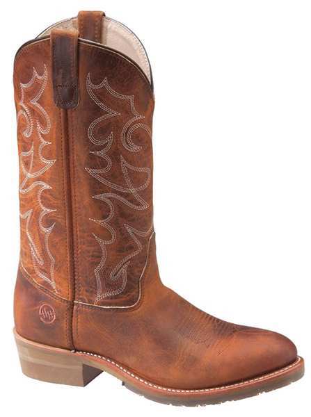 Double H Boots Size 7 Men's Western Boot Steel Work Boot, Brown DH1592 SZ: 7D