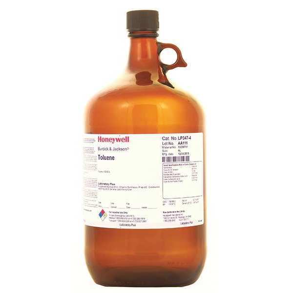 Honeywell Burdick & Jackson Toluene, 4L, ACS GRADE, C6H5CH3, PK4 LP347-4