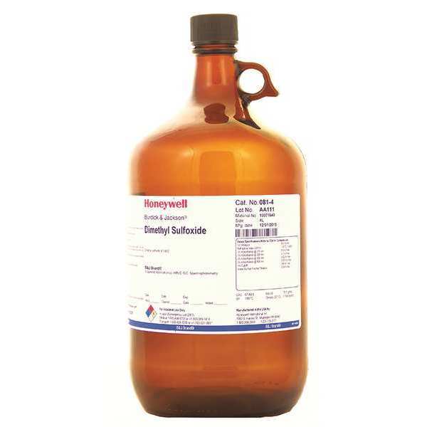 Honeywell Burdick & Jackson Dimethyl Sulfoxide, 4L, AnalyticalGrde, PK4 081-4