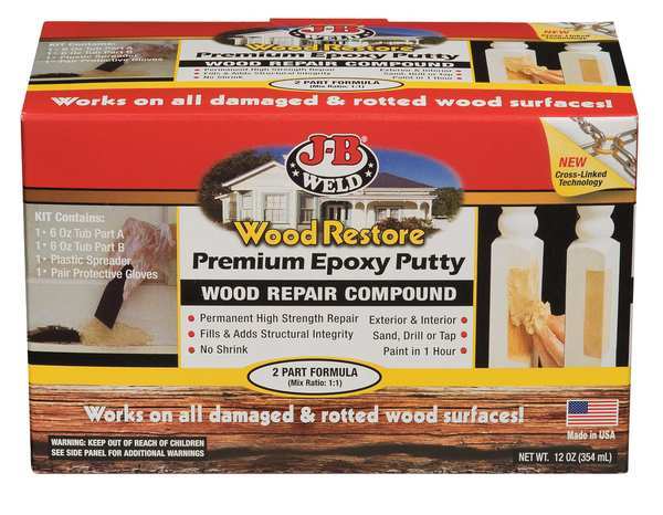 J-B Weld Brown Epoxy Putty Kit, 16 oz. Kit 40005