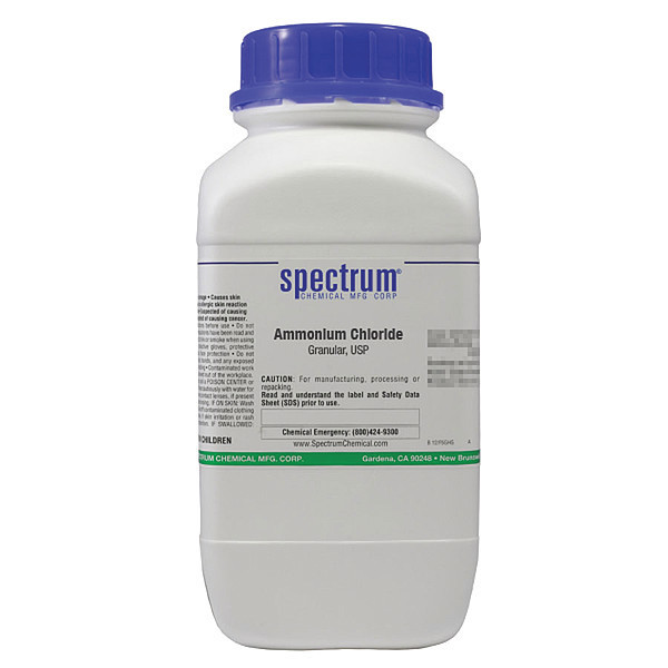 Spectrum Ammonium Chloride, Granular, USP, 2.5kg AM175-2.5KG13