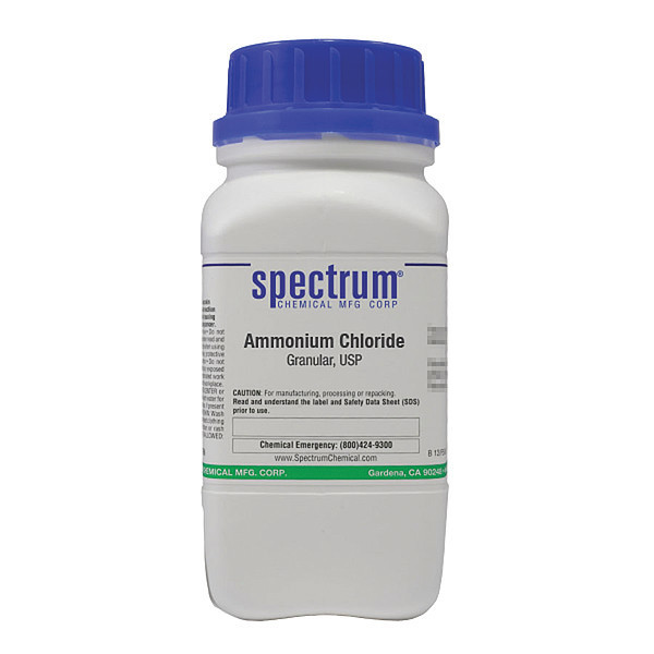 Spectrum Ammonium Chloride, Granular, USP, 500g AM175-500GM10