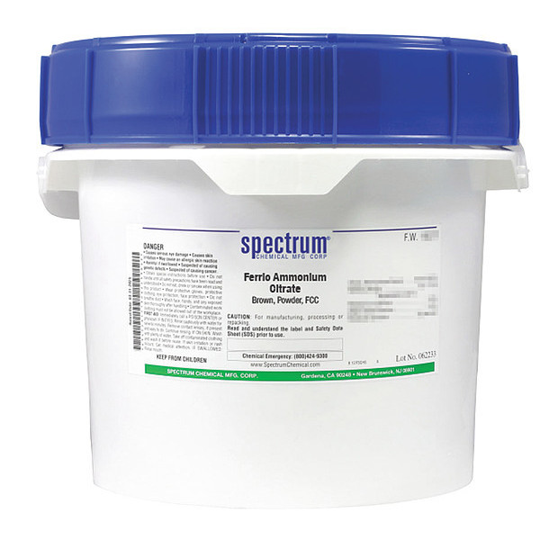 Spectrum Ferric Ammonium Citrate, Brown, 2.5kg F1000-2.5KG13