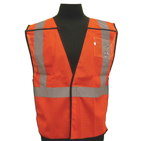 Kishigo S/M Class 2 High Visibility Vest, Orange 1806-S-M