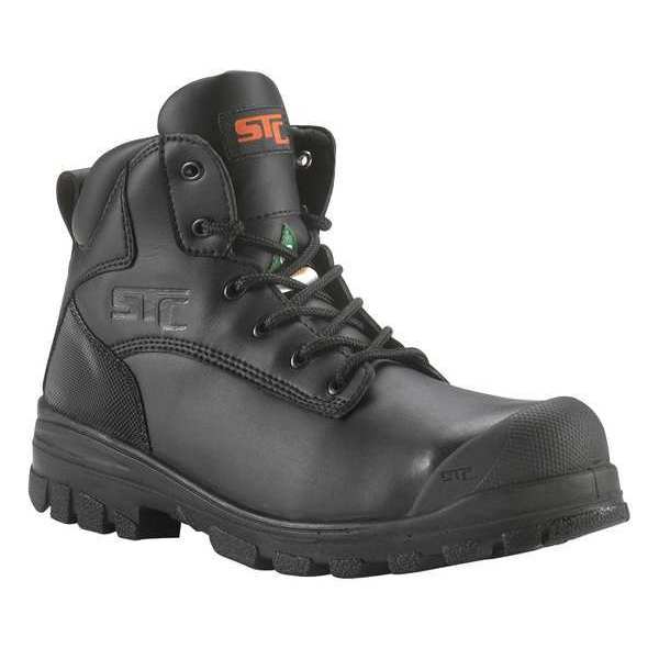 Stc Size 14 Men's 6 in Work Boot Steel Work Boot, Black 21982-14