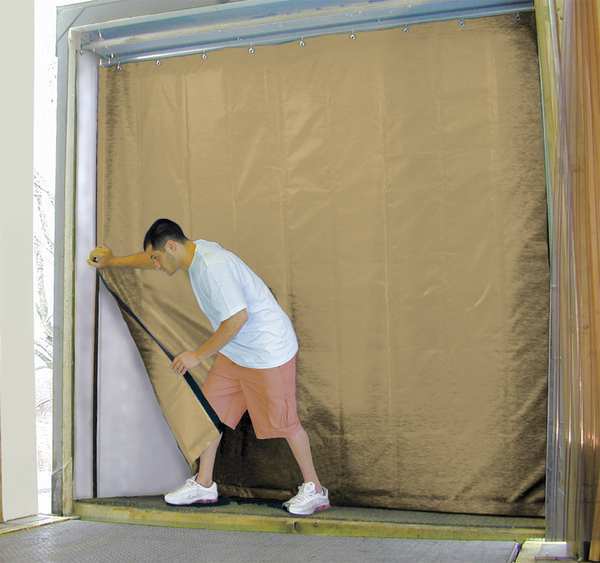 Tmi Insulated Truck Curtain, 8 ft H x 8 ft W 999-00277