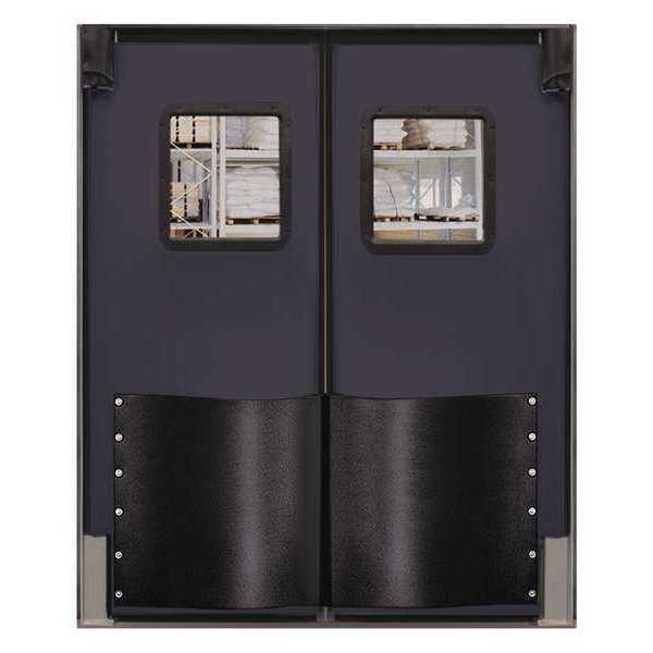 Chase Swinging Door, 8 x 5 ft, Metallic Gray, PR 6096RDMGR
