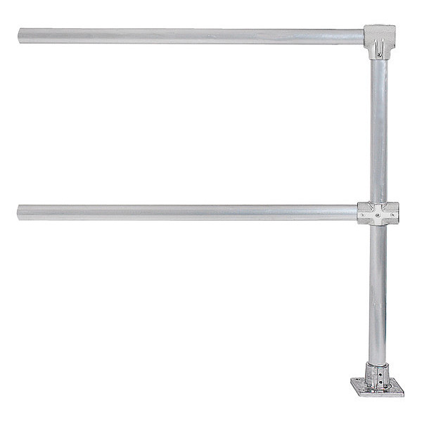 Hollaender Handrail Extension, 4 Ft, Aluminum Mil 50320