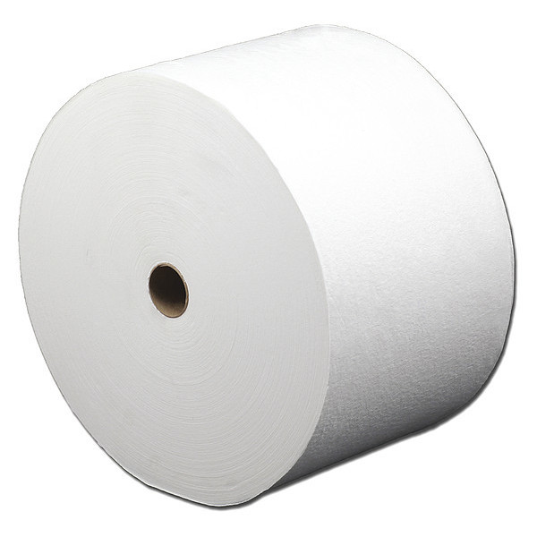 Tough Guy Dry Wipe Roll, Jumbo Perforated Roll, Super Hvy Absorb, 9 3/4 x 13 1/4 in Sheets, 800 Sheets, White 39M983
