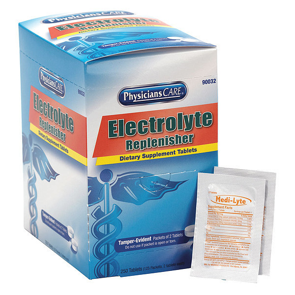 Physicianscare Electrolyte, Tablet, PK125 90032