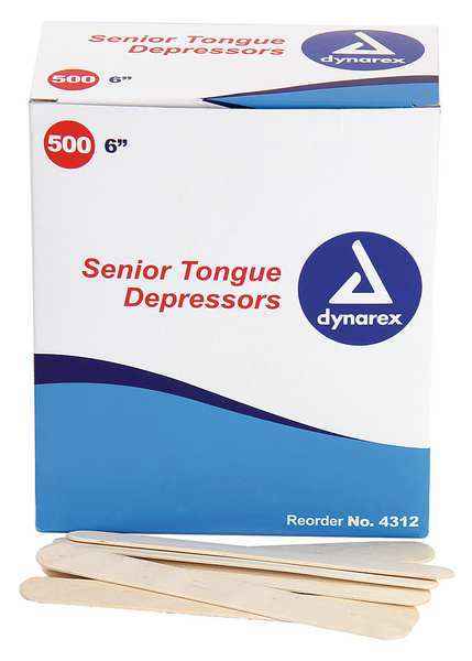 6 Sterile Tongue Depressors - 6/count