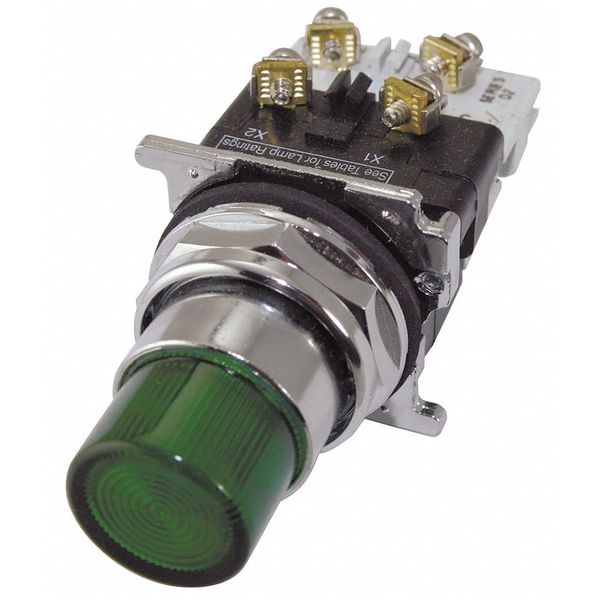 Eaton Cutler-Hammer Illuminated Push Button, 30mm, 120VAC 10250T397LGD2A-53