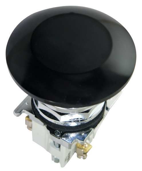 Eaton Cutler-Hammer Non-Illuminated Push Button, 30mm, Black 10250T27B
