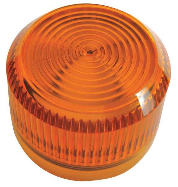 Eaton Cutler-Hammer Pilot Light Lens, 30mm, Amber, Plastic 10250TC19N