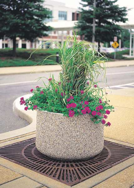 Wausau Tile Planter, Round, 30in.Lx30in.Wx18in.H TF4030W22